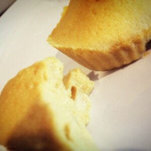 レンジで作るレモンチーズ蒸しパン